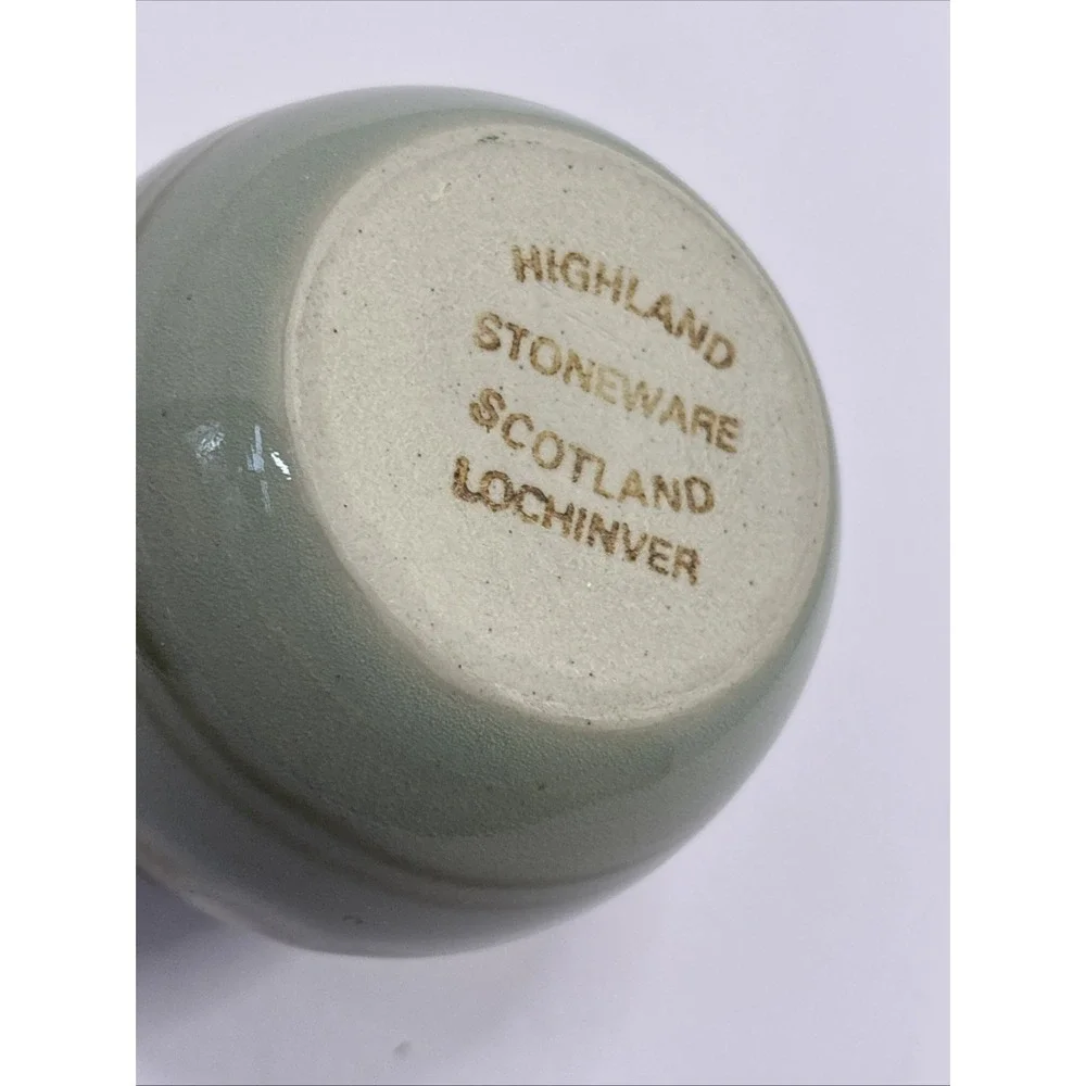 Highland Stoneware Scotland Bud Vase Floral 3.25